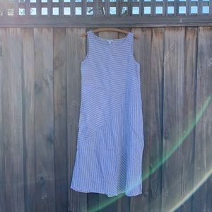 Midi linen dress